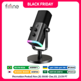 *מיקרופון דינמי FIFINE USB/XLR מקצועי למשרד ולגיימרים* 🎙️💼
