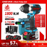 *מפתח חשמלי נטען ONEVAN 1800N.M – פתרון מקצועי לכל עבודה* 🔧⚡