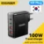 *מטען GaN מהיר 100W – 4 כניסות USB-C לטעינה מהירה של כל המכשירים! 🔌⚡*