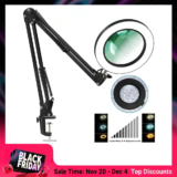 *זכוכית מגדלת מקצועית עם 72 נורות LED – 8X/10X הגדלה* 🔍💡