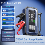 *מתנע חירום לרכב UTRAI All-in-One 7000A – הכל במוצר אחד! 🚗⚡*