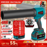 *מפוח עלים חשמלי BRUSHLESS 4000W – פתרון מושלם לניקיון המשרד והסביבה! 🌪️*