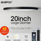 *מנורת תקרה חכמה דקה במיוחד 20 אינץ' LED*