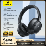 *אוזניות Baseus EH10 NC עם ביטול רעשים אקטיבי 45dB*