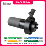 *מיקרופון דינמי מקצועי FIFINE K688 עם חיבור USB/XLR* 🎙️