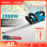 *מכסחת גדר חי חשמלית 2000W – גינה מושלמת ללא מאמץ!* 🌿✂️
