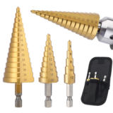 *מקדח מדורג טיטניום מקצועי 4-32mm* 🔧