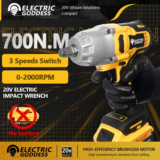 **מפתח אימפקט חשמלי אלחוטי – 2000RPM ⚡🔧**