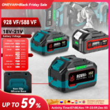 *🔋 סוללה נטענת ליתיום 22900mAh/29900mAh לכלי עבודה חשמליים 21V/18V*