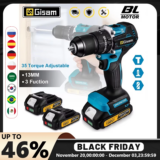 *מקדחה/מברגה חשמלית אלחוטית Gisam 13mm – מתאימה לסוללות Makita!* 🔋🛠️