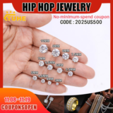 *עגילי כסף 925 מוסאנייט קלאסיים – הברקה מושלמת!* 💎✨