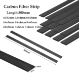 *רצועות סיבי פחמן איכותיות 500 מ"מ – לבניית מודלים ורחפנים* ✈️