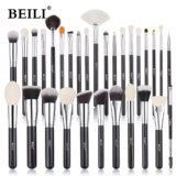 *סט מברשות איפור שיער עיזים מקצועי BEILI* 💄✨