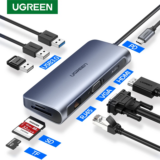 *אדפטר UGREEN USB-C HUB 9-in-1 – פתרון חיבורים מושלם למחשב הנייד!* 🔌💻