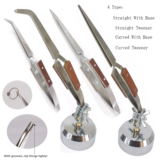 *פינצטה מקצועית לריתוך ותכשיטנות עם נעילה עצמית* 🔧💎