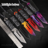 *🔪 סכין הישרדות EDC מפלדת אל-חלד למטיילים וחובבי שטח*