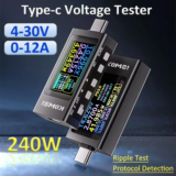 *⚡ מד מתח ומטען דיגיטלי KWS-X1 עם מסך IPS – הפתרון לכל בעיות הטעינה!* 📱🔋