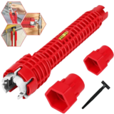 *🔧 מפתח קסם רב תכליתי 8 ב-1 לאינסטלציה ומשק בית*