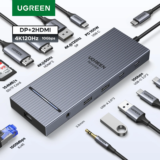 *🌟 רכזת USB מקצועית UGREEN – הפתרון המושלם לחיבור מסכים וציוד היקפי*