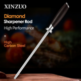 *משחיז סכינים מקצועי XINZUO מפלדת פחמן איכותית* 🔪✨