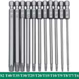 *סט 11 ביטים מגנטיים TORX מקצועי – S2 Steel* 🔧