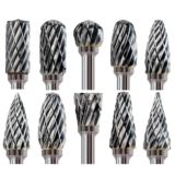 *סט 10 ראשים מקצועי לחריטה וחיתוך Dremel – קרביד איכותי!* 🛠️