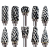 *סט 10 ראשים מקצועי לחריטה וחיתוך Dremel – קרביד איכותי!* 🛠️