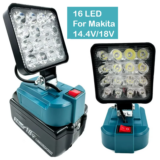 *פנס עבודה נטען למקיטה 14.4V-18V – תאורת LED חזקה לעבודה ולשטח* 💡🔦