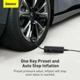 *משאבת אוויר חכמה לרכב Baseus – 150PSI עם תצוגת LED* 🚗💨