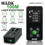 *מד טווח לייזר HILDA דיגיטלי נטען – 50/100/120 מטר* 🔴🟢📏