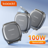 *כבל טעינה נשלף טייפ C עוצמתי 100W*