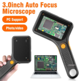 *מיקרוסקופ דיגיטלי עם זכוכית מגדלת X500 ומסך "3 ענק* 🔍🔬