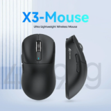 *עכבר גיימינג X3 PixArt PAW3395 אלחוטי משולש חיבורים*