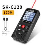 *מד טווח לייזר SNAKOL 120M נטען USB – עוזר להפוך כל מדידה למדויקת!* 📏📱