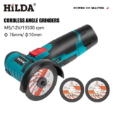 *משחזת זווית אלחוטית HILDA 12V – הכלי שכל בעל מלאכה צריך!* 🔧⚙️