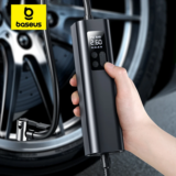 *משאבת אוויר דיגיטלית ניידת לרכב – Baseus 12V* 🚗💨