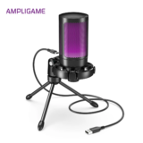 *מיקרופון גיימינג FIFINE RGB עם תאורת LED משתנה* 🎮🎤