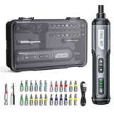 *מברגה חשמלית מיני DELI 4V – ערכה מושלמת עם 33 ביטים* 🔧