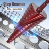 *סט מקדחי מדרגות מקצועי 4-32 מ"מ – קובלט וטיטניום* 🔧