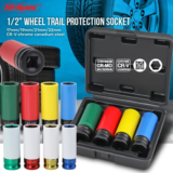 *סט מפתחות גלגלים מקצועי 1/2" – 17-22 מ"מ לתיקון רכב* 🚗🔧