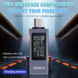*🔌 מד מתח ומטען USB חכם – בודק חשמל דיגיטלי KWS-2302C*