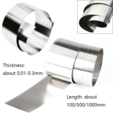 *לוח נירוסטה 304 איכותי – עובי 0.01-0.3 מ"מ* 🔧