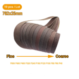 *🔥 10 חגורות שיוף מקצועיות 762×25 מ"מ – אלומיניום אוקסייד 🔥*