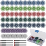 *סט 76 דיסקיות ליטוש ופוליש למיני מכונות שחיקה* 🔧✨