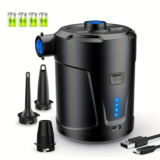 *משאבת אוויר ניידת 5200MAH – פתרון מושלם לכל מתנפח!* 🌟