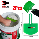 *סכין שפכטל מעוקל מקצועי לטיח ושפכטל – ערכה של 1/2 יחידות* 🛠️