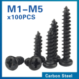 *סט 100 ברגים מקצועיים מפלדת פחמן* 🔩