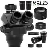 *🔬 מיקרוסקופ סטריאו מקצועי KSLID להגדלה רציפה 7-50X – מושלם לתיקון סלולר ואלקטרוניקה!*