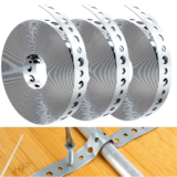 *סרט פלדה מגולוון מחורר – הפתרון המושלם לכל עבודות התלייה והחיזוק! 🔧*