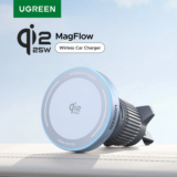 *מטען אלחוטי מגנטי UGREEN Qi2 לרכב – מתקדם ועוצמתי* 🚗📱⚡